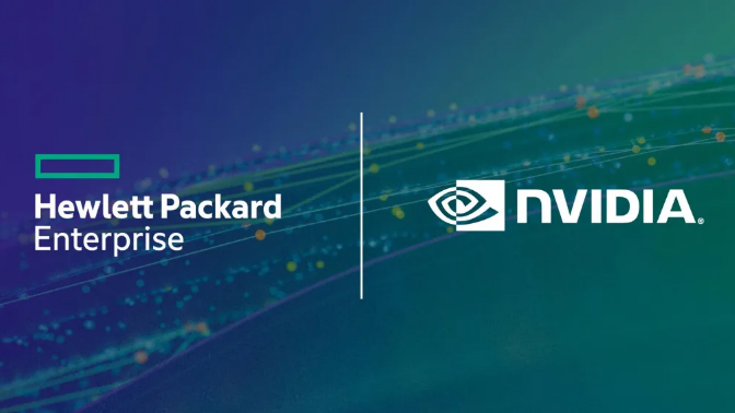 HPE NVIDIA logos